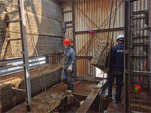 方形冷卻塔的組成與安裝(225噸方形冷卻塔安裝步驟)