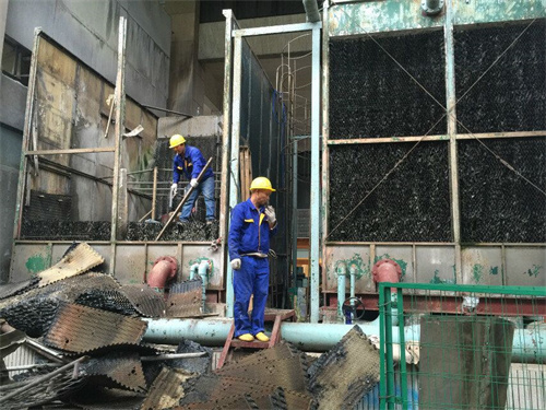 冷卻塔填料清洗
